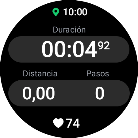 Mantén pulsado el botón de retroceso durante unos instantes para poner la actividad en pausa.