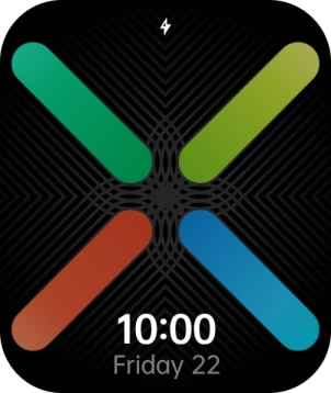 Cuando el icono de carga de batería aparece en la pantalla, el smartwatch se está cargando.