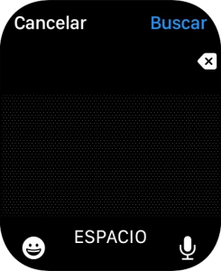 Pulsar el icono de micrófono para activar la entrada de voz.
