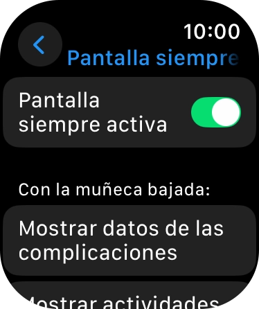 Pulsa el indicador junto a 