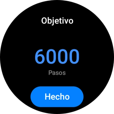 Desliza el dedo hacia arriba o hacia abajo por la pantalla para seleccionar el objetivo deseado.