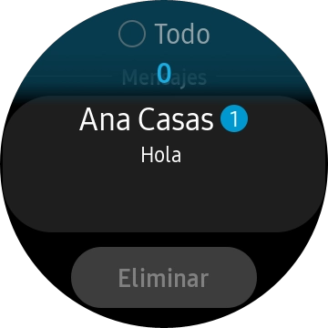 Pulsa el mensaje deseado.