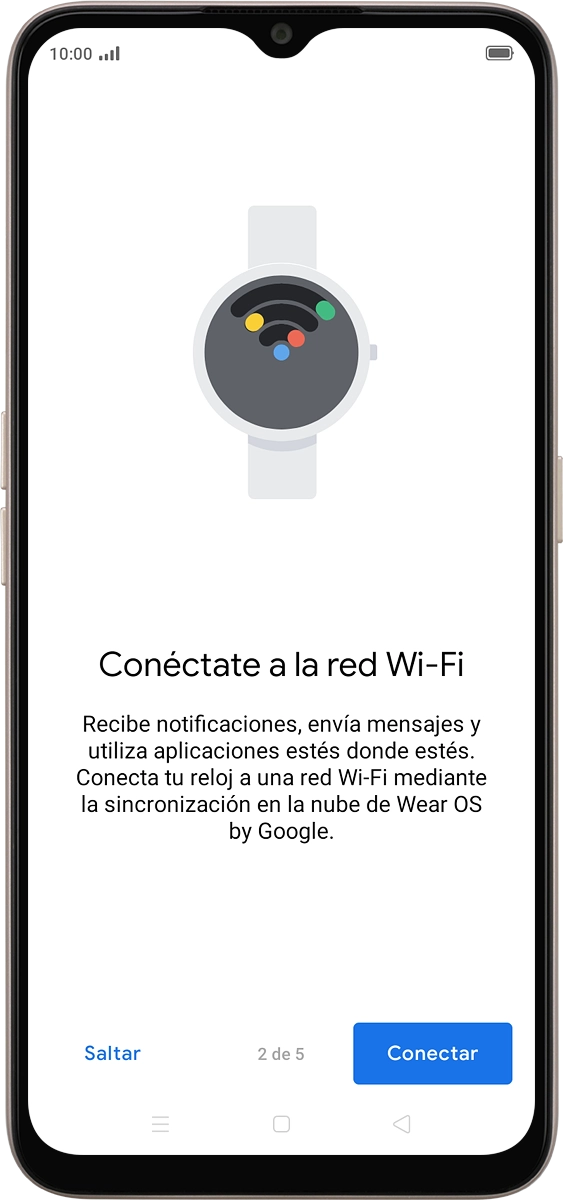 En el teléfono: Pulsa Conectar.