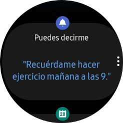 Pulsa dos veces seguidas el botón de inicio para activar el control por voz.