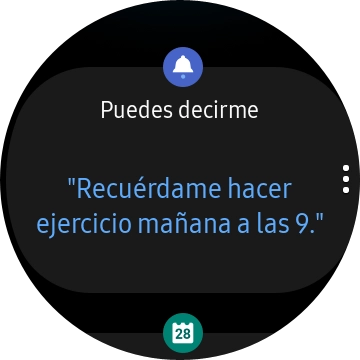 Pulsa dos veces seguidas el botón de inicio para activar el control por voz.