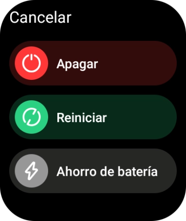 Pulsa el icono de reiniciar y arrástralo hacia la derecha.