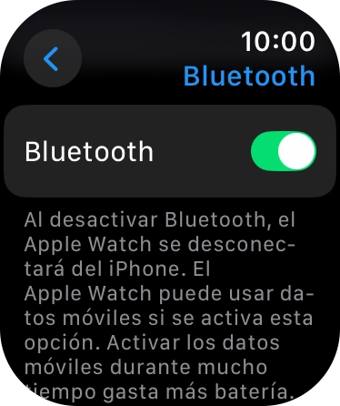Pulsa el indicador junto a 