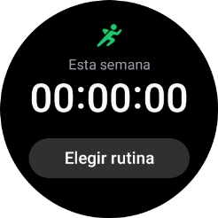 Pulsa Elegir rutina.