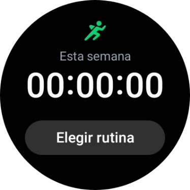Pulsa Elegir rutina.