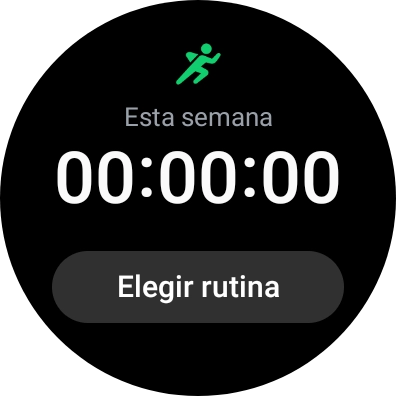 Pulsa Elegir rutina.