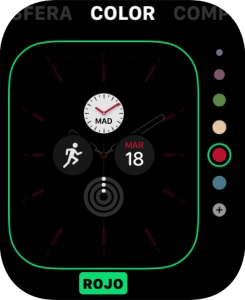 Pulsar dos veces la Digital Crown para terminar y regresar a la pantalla de inicio.
