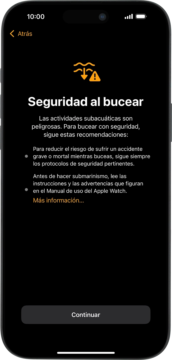 En el teléfono: Pulsa Continuar.