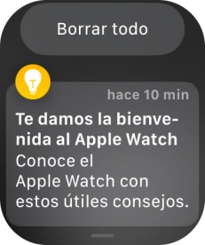 Pulsa la notificación deseada para abrirla.