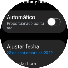 Pulsa Ajustar fecha.