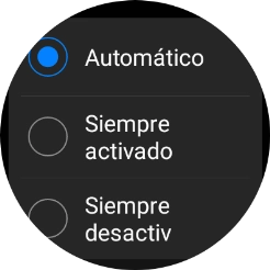 Pulsa el ajuste deseado del uso de los datos móviles.