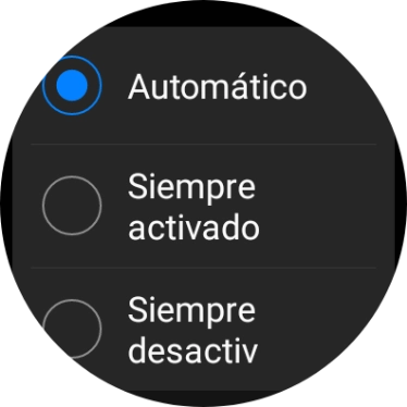 Pulsa el ajuste deseado del uso de los datos móviles.