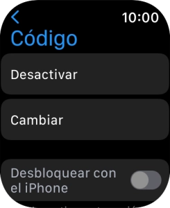 Pulsar Desactivar e introducir el código de seguridad actual.
