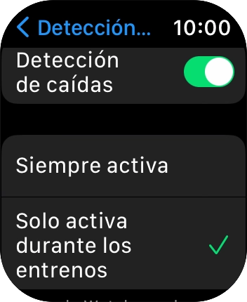 Pulsa el indicador junto a 