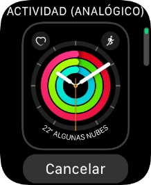 Gira la Digital Crown para ver las esferas que deseas añadir.