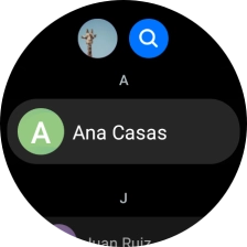 Pulsa el contacto deseado.