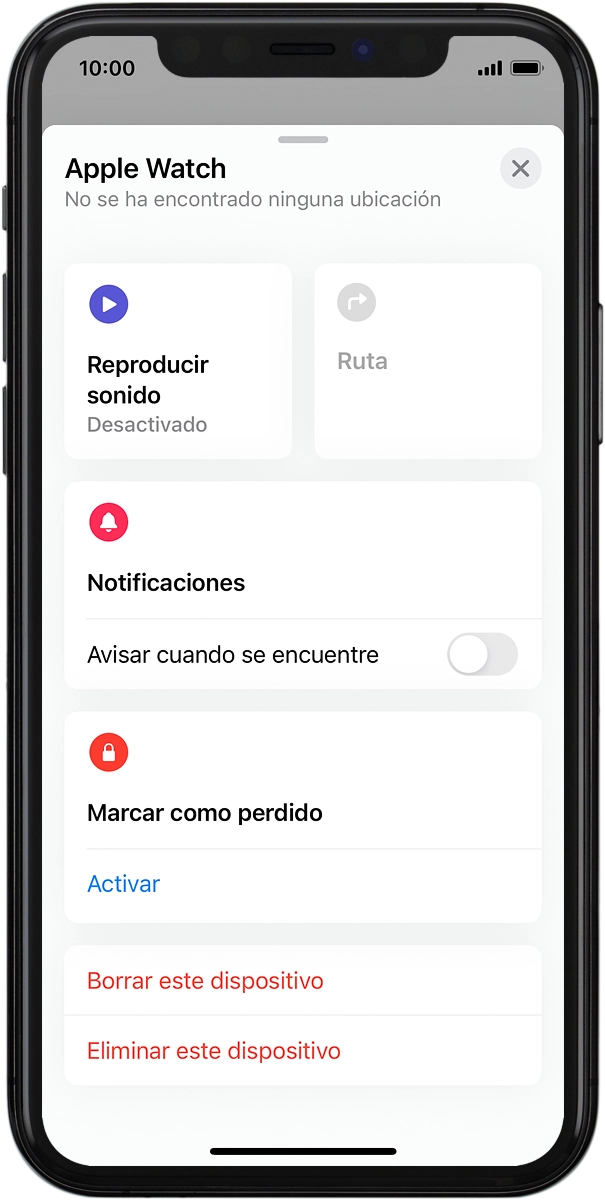 En el teléfono: Pulsa Reproducir sonido.
