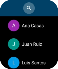 Pulsa el contacto deseado.