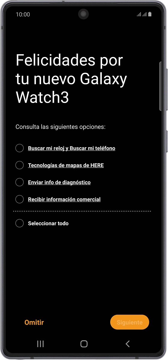 En el teléfono: Pulsa Seleccionar todo.