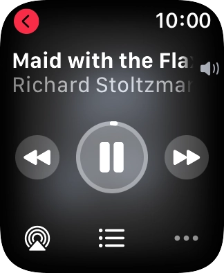 Gira la Digital Crown para seleccionar el volumen deseado.