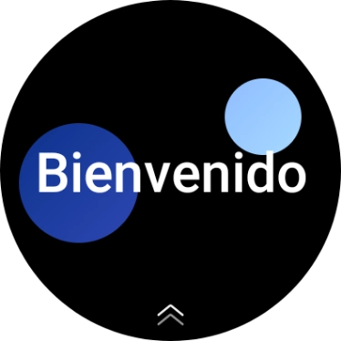 Desliza el dedo hacia arriba desde la parte inferior de la pantalla.