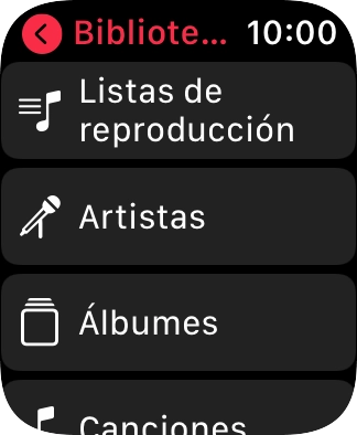 Pulsa Listas de reproducción.