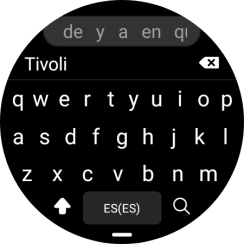 Introduce el destino deseado y pulsa el icono de búsqueda.
