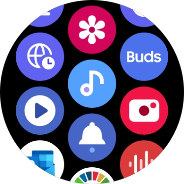 Pulsa el icono de reproductor de música.