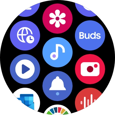 Pulsa el icono de reproductor de música.