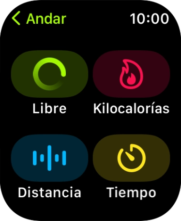 Pulsar la Digital Crown las veces que sean necesarias para regresar al menú principal.