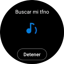 Pulsa Detener cuando hayas encontrado el teléfono.