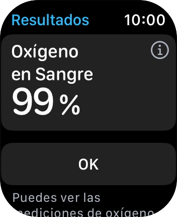 Tu resultado aparece en la pantalla.