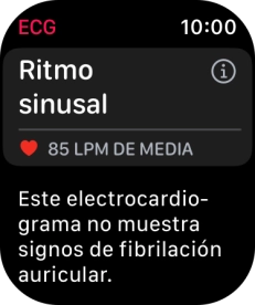 El resultado aparece ahora en la pantalla.