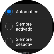 Pulsa el ajuste deseado del uso de los datos móviles.