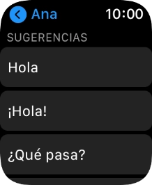 Pulsa la respuesta rápida deseada.
