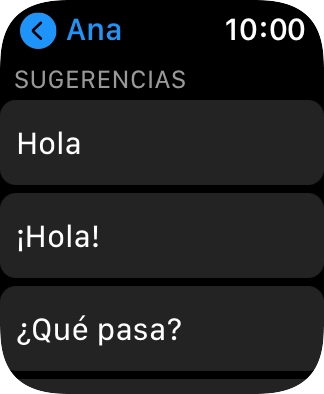 Pulsa la respuesta rápida deseada.