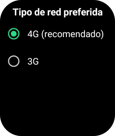 Pulsa el ajuste deseado.