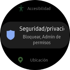 Pulsa Seguridad/privacidad.