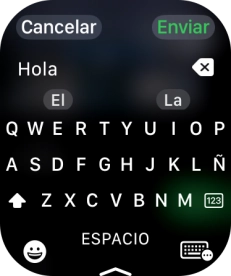 Pulsa el icono de entrada.