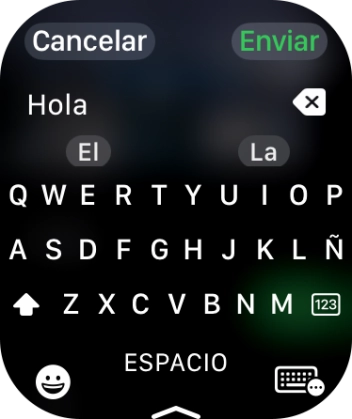 Pulsa el icono de entrada.