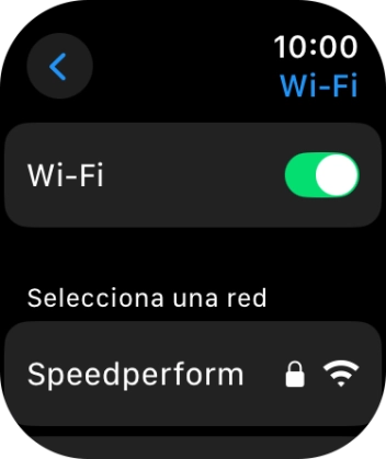 Pulsa la red wifi deseada.
