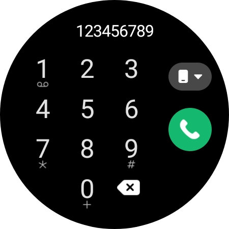Pulsa el icono de realizar llamadas.