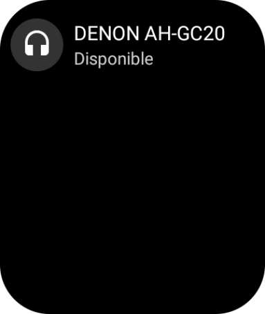 Pulsa el auricular Bluetooth deseado.