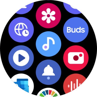 Pulsa el icono de reproductor de música.