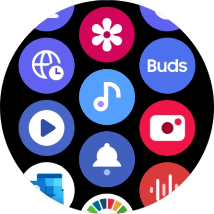 Pulsa el icono de reproductor de música.