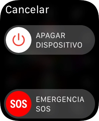 Pulsa el icono de apagar y arrástralo hacia la derecha.